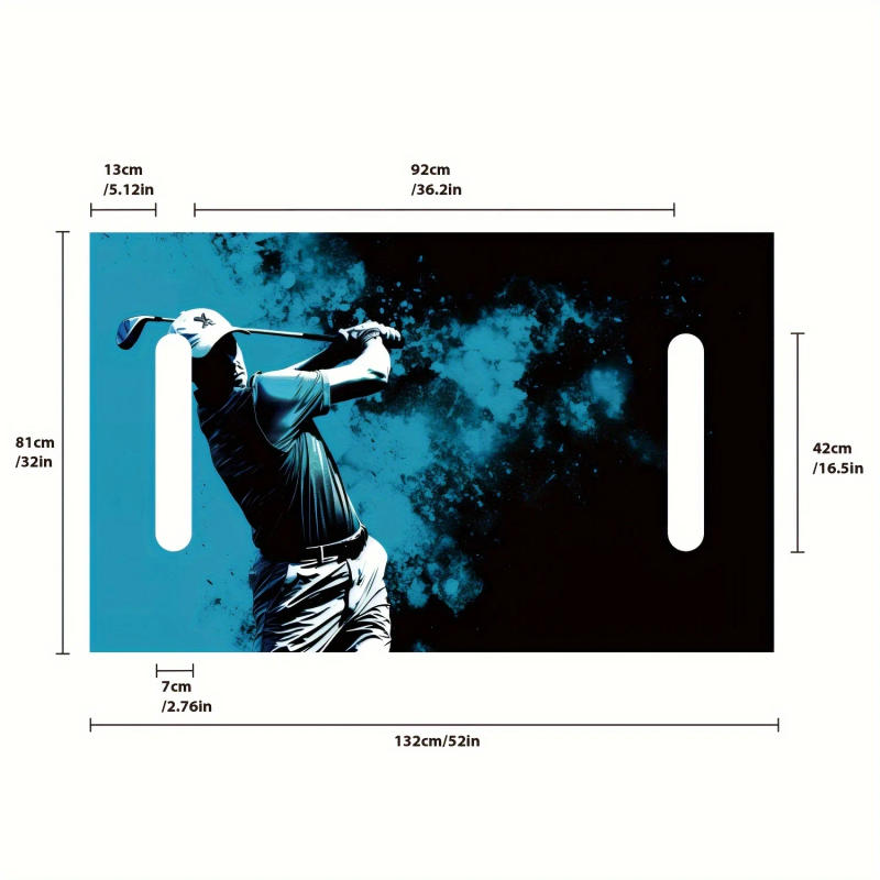 Description Picture 5 of item1pcs Golf Cart Seat Covers, 100% Microfiber Golf Cart Seat Towel/Blanket, Club Car