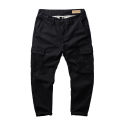 Heavyweight 100% Cotton Work Wear Pants for Men High Quality Dense Multi Pockets Cargo Trousers Spring Autumn Fashion Straight