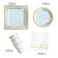B 50pcs gold cutlery