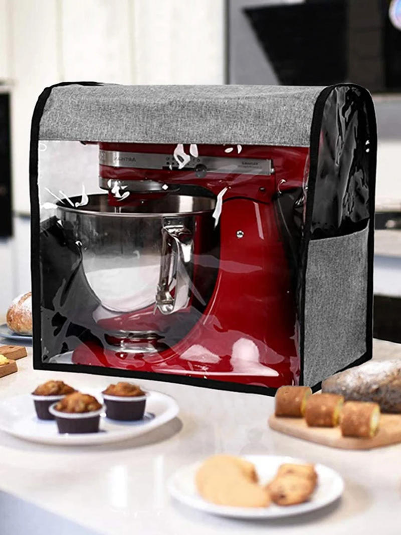 Description Picture 3 of itemDust Cover for KitchenAid Mixer Machine Proof Food Kitchen Aid Household Blender Dining Counter Appliance Baking Accessories