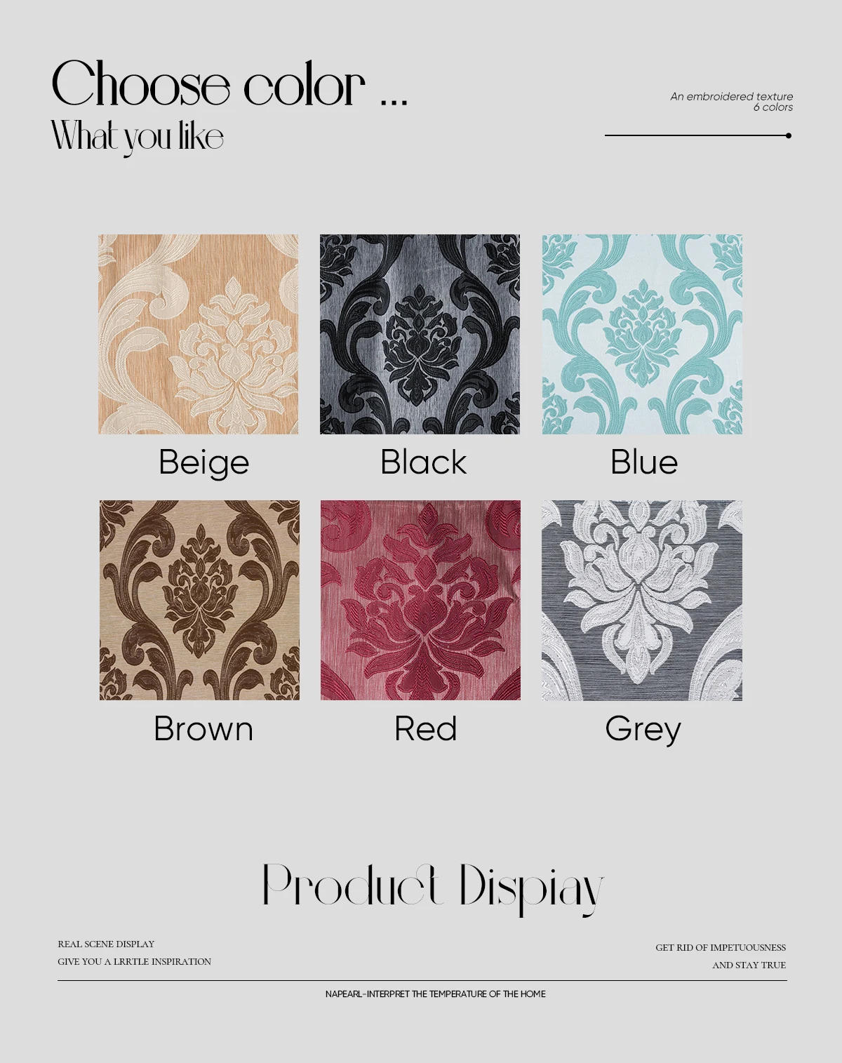 Description Picture 4 of itemEuropean Style Tassel Floral Window Valance for Living Room Luxury Jacquard Fabric Curtain Head Window Curtain Home Decor 1PC