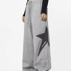 American trendy brand loose sports pants for women spring and summer street hip-hop hip hop casual pants straight leg sweatpants