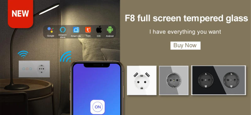 Description Picture 4 of itemSRAN European Standard Electrical outlets, Aluminum Alloy Panel 82*82mm, 220v 16A wall socket eu for home appliance