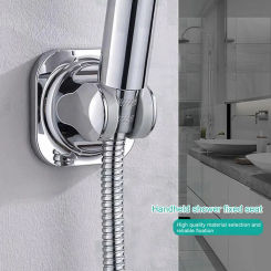 No Punching Shower Base Self-adhesive Wall-mounted Adjustable Angle Handheld Shower Head Holder Bracket