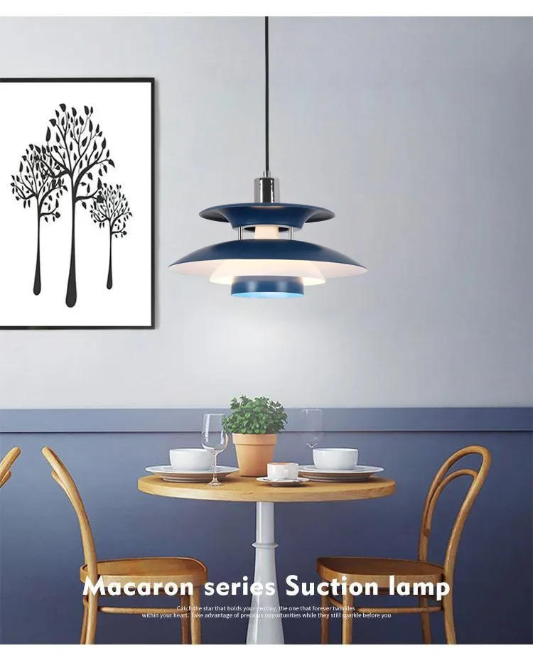 Description Picture 5 of itemModern LED Design Pendant Light Colorful Umbrella Shape Suspend Lamp for Living Room Simplicity E27 Color DroplightLuminaire