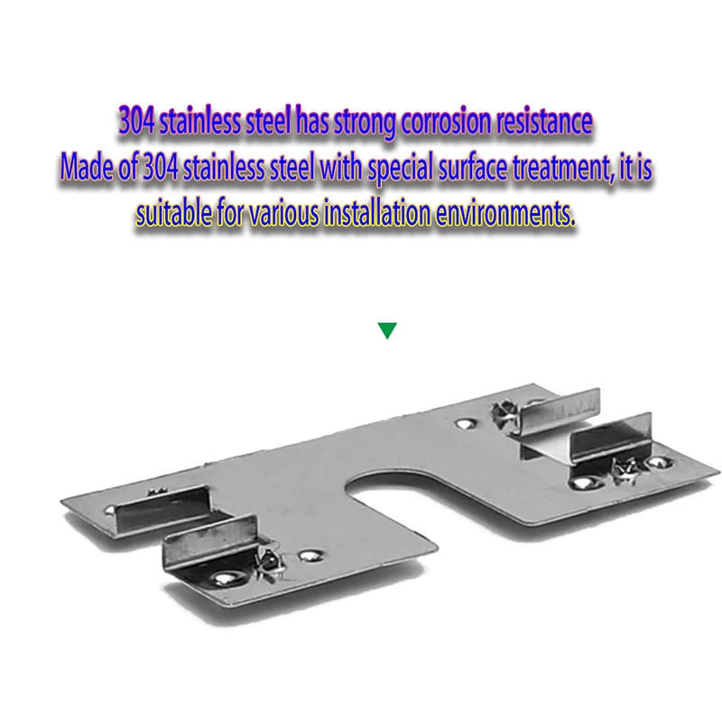 Description Picture 6 of item100 Pcs Solar Panel Grounding Washer/Gasket For Photovoltaic Roof/Ground/Car Shed/Systems C/U Steel Guide Rail Matching