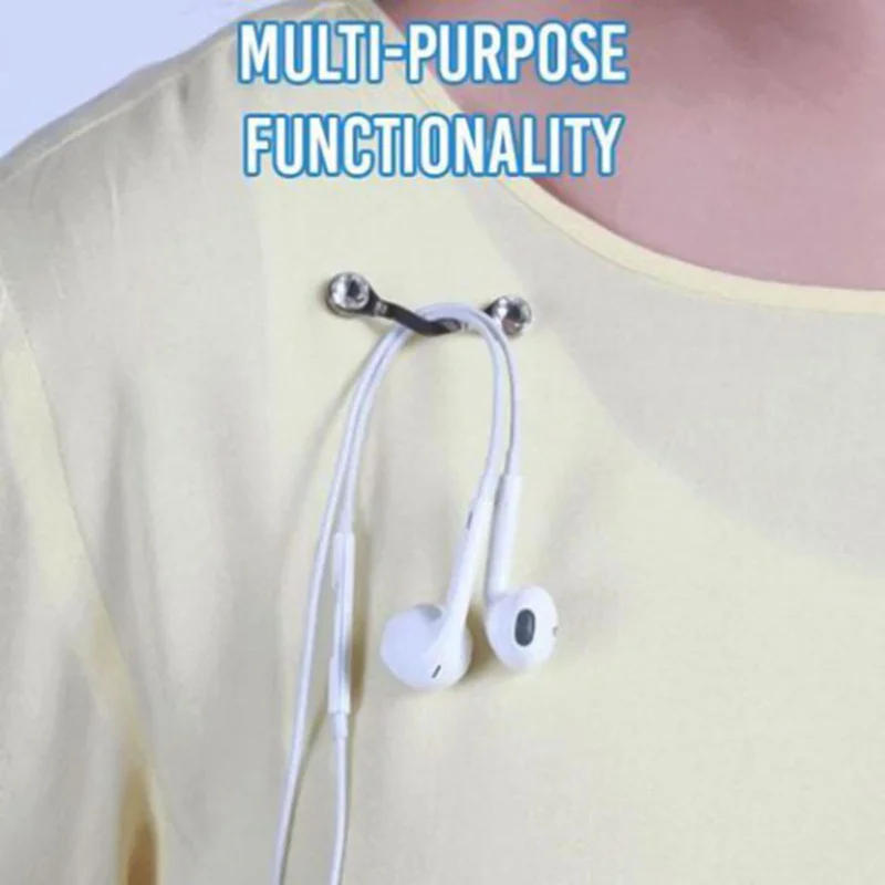 Description Picture 4 of itemMultifunction Magnetic Hang Eyeglass Holder Glasses Hook Sunglasses Headset Line Clips Portable Clothes Magnet Clip Buckles