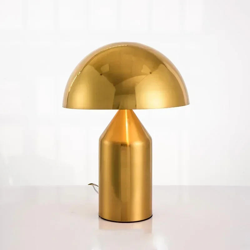 Description Picture 5 of itemNordicpostmodern simplebedroombedside table lamp personalized creative gold light luxury designer ins wind table lampторшерثريات