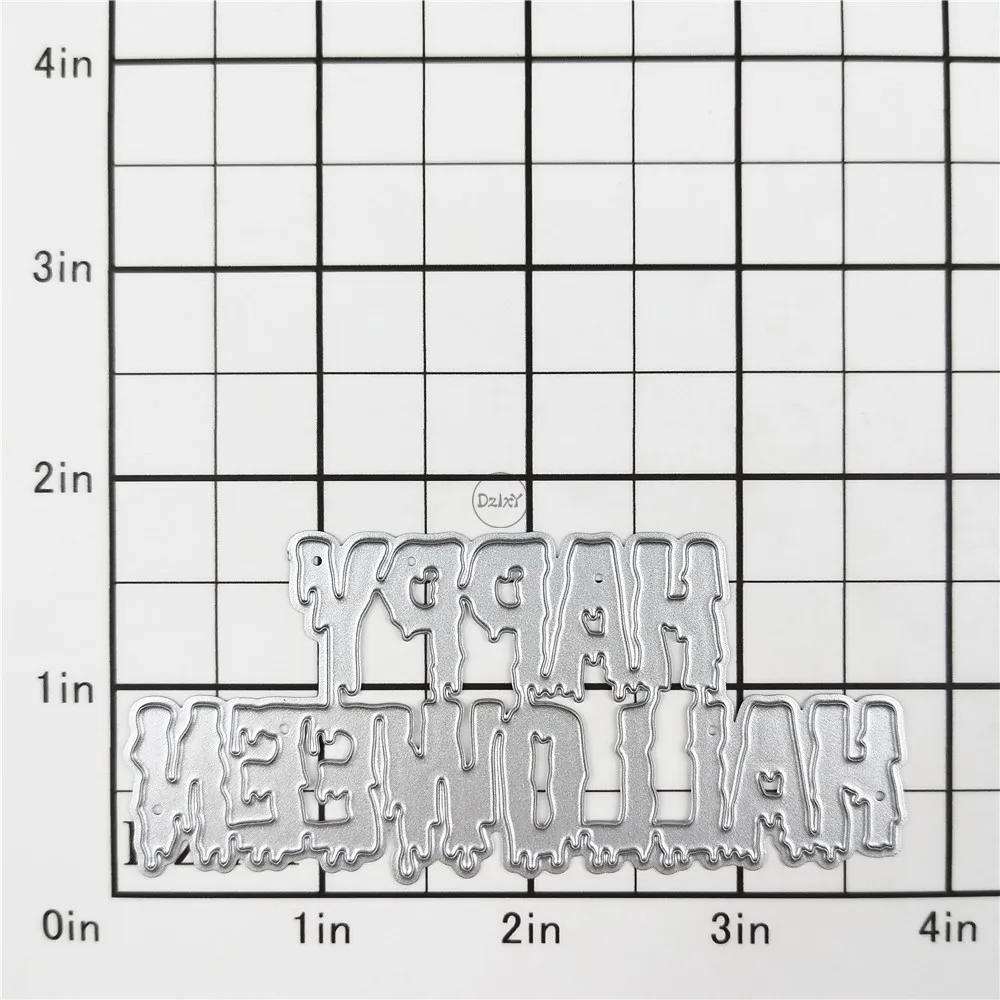 Description Picture 4 of itemDzIxY Happy Halloween Metal Cutting Dies for Card Making Paper Embossing Die Cuts Sets Album Crafts 2023 New Templates Stencils
