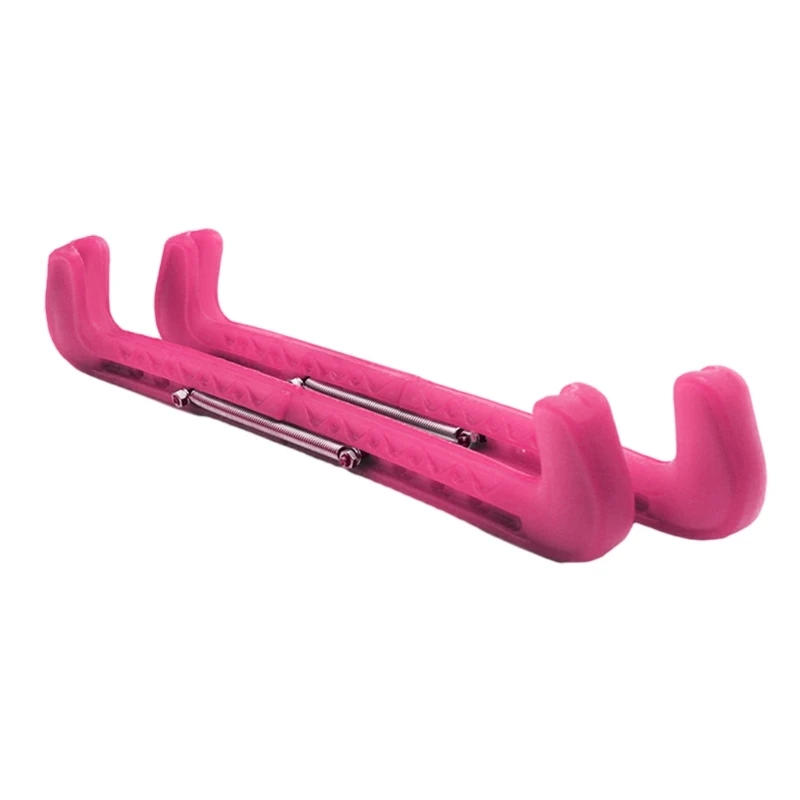 Description Picture 6 of item1 Pair Ice Skate Guard Ice Skate Blade Cover Skate Blade Protector Adjustable Skate Guards for Hockey or Figures Skating