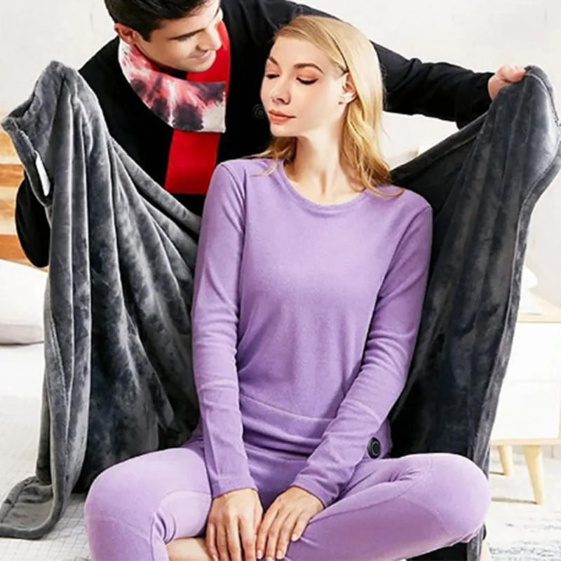 Description Picture 6 of itemUSB Electric Heated Blanket 3 Heating Levels Fleece Heated Blanket Portable Heated Blanket Cape Quickly Heated Cape Pad