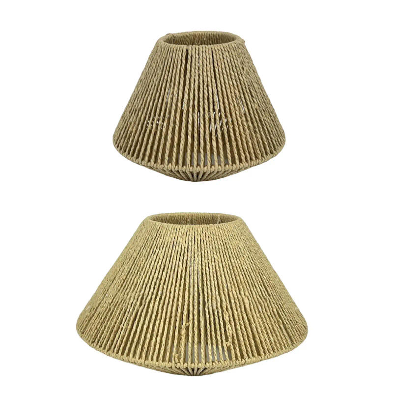 Description Picture 2 of itemCountry Style Handwoven Lampshade Chandelier Light Cover Removable for Decor