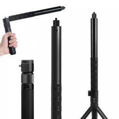 Rotary Handle Desktop Tripod Stand Bullet Time Invisible Selfie Stick Monopod For Insta360 X3 X4 / DJI / Gopro Accessories