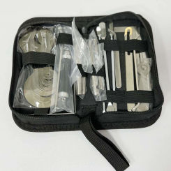 Saxophone Repair Tool Kit Accs with Storage Case Steel Musical Practical Parts for Woodwind Instrument Trombone Flute Oboe