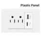 2OUTLET USBAC WH PC