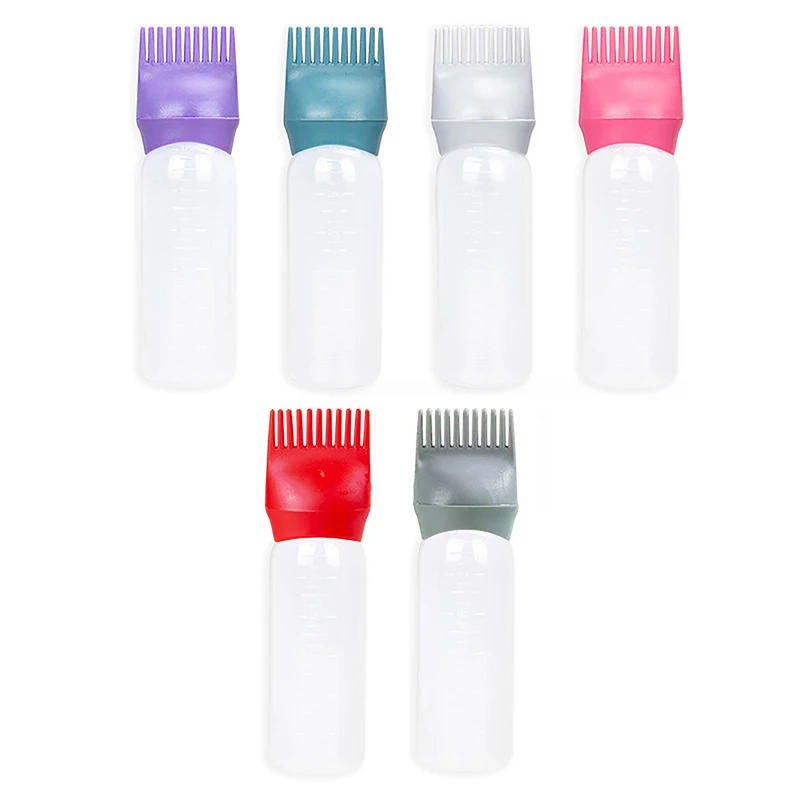 Description Picture 3 of item120ml Plastic Hair Dye Refillable Bottle Applicator Comb Dispensing Salon Hair Coloring Hairdressing Styling Tool