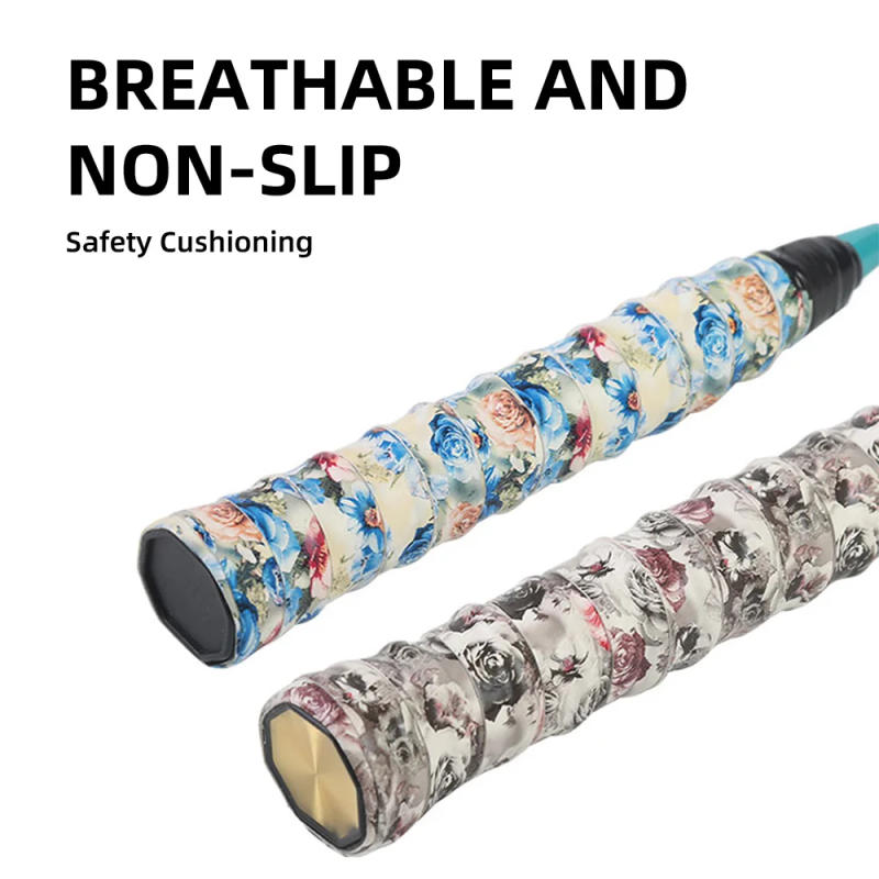 Description Picture 5 of item2023 Sweat Racket Anti-slip Tape Handle Grip Tennis Badminton Camouflage Wrapping Skidproof Sweat Band Badminton Accessories