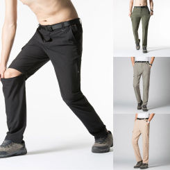 Mens Quick Drying Pants Detachable Two Piece Pants Loose Outdoor 6 Memory Foam Mens Workout Pants with Pockets Star Glitter