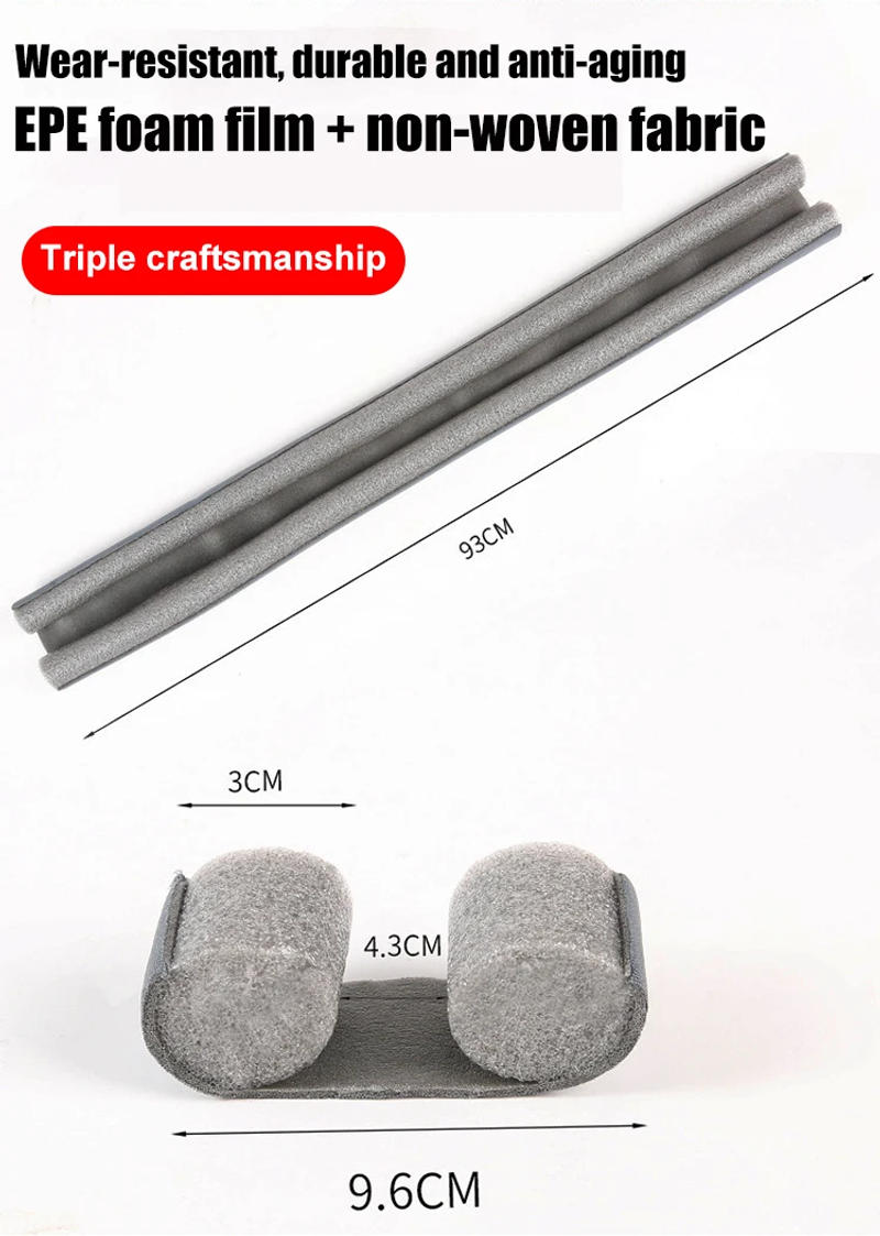 Description Picture 2 of itemInsulator Weather Strip Silicone Rubber SealAdjustable Under Door Draft Blocker Weather Stripping Door Sweep House Acoustic Foam