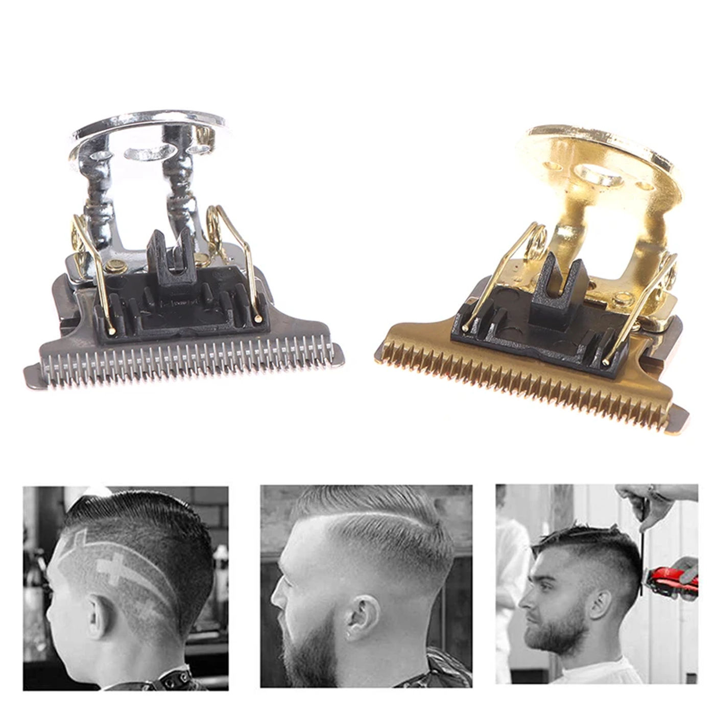 Description Picture 3 of itemT-Shaped Hair Clipper Blade With Stand T9 Blade Trimmer Replacement Clipper Head