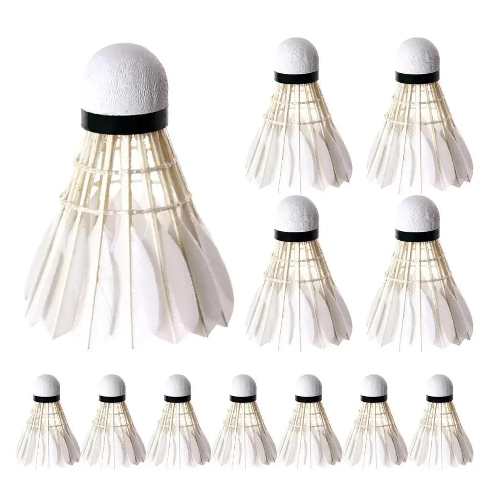 Description Picture 6 of itemShuttlecock Badminton 12Pcs Badminton Shuttlecocks Duck Feather Shuttlecocks Sports Training Badminton Balls For Outdoor sports