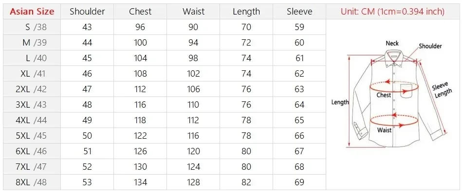 Description Picture 2 of itemNew Men's Corduroy Shirt Long Sleeve Cotton Casual Regular Fit Soft Comfortable Formal Dress Shirts Blouse Men Clothes  S-7XL