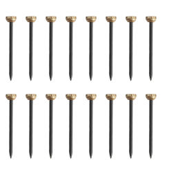 60 Pcs Copper Head Nail Photo Hanging Hook Pin Home Hanger Nails Small Copper-head Picture Hangers Professional Clothes