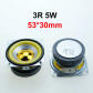 3R 5W 53mm Yellow