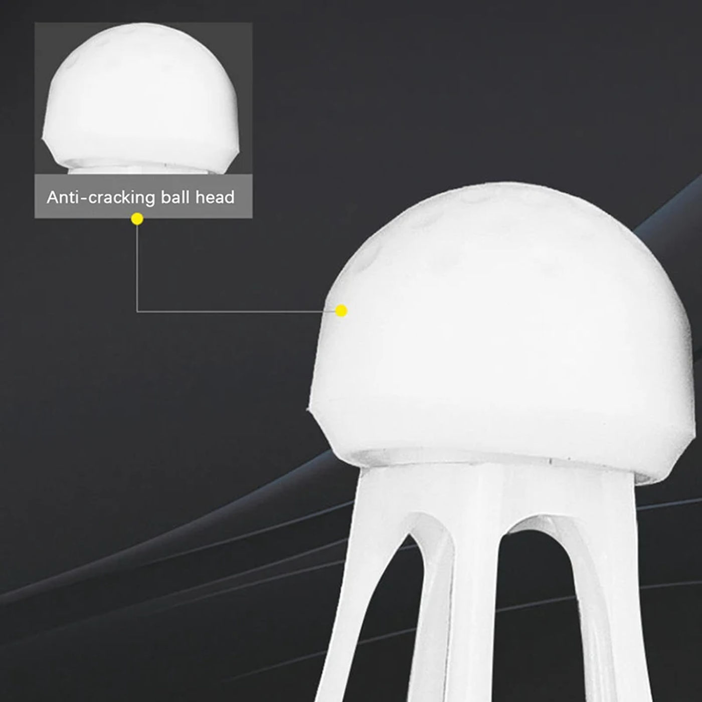 Description Picture 3 of itemWindproof Badminton Outdoor Badminton Windproof Plastic Ball Nylon Shuttlecock Stable Resistance Sport Training Balls