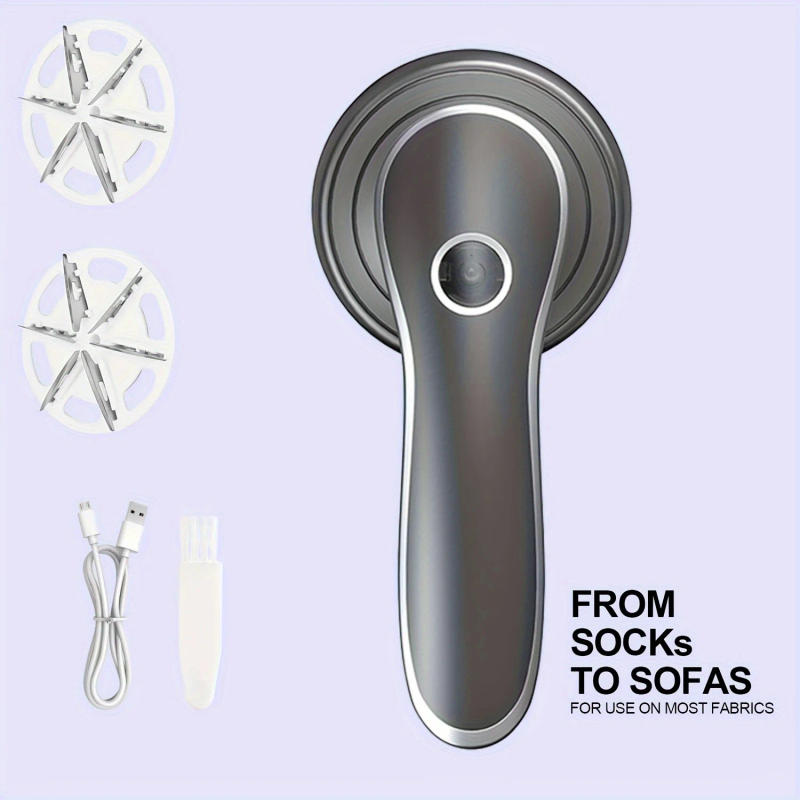 Description Picture 3 of itemLint Remover For Clothing Hair Ball Trimmer Fuzz Pellets Clothes Sweater Fabric Shaver with LED Digital Electric Fluff Lint Remo