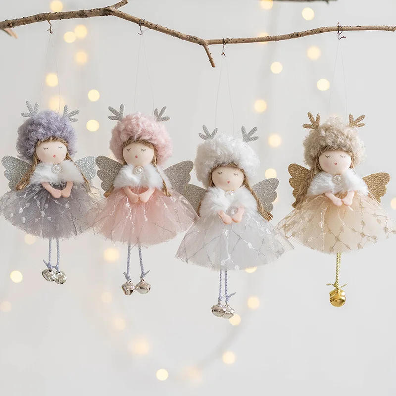 Description Picture 2 of item2023 Navidad Christmas Angel Dolls Xmas Tree Pendant Ornaments 2024 New Year Gifts Christmas Decoration for Home Natal Noel Deco