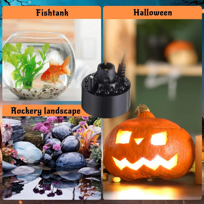 Description Picture 6 of itemUltrasonic Mist Maker 24V Nebulizer Atomizer Head Fogger Aroma Lamp with 12 Lights for Humidifier Diffuser Mist Maker