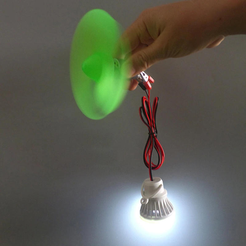 Description Picture 5 of itemMini Wind Turbine Motor Blade W/Bulb DIY Kit Power Alternative Energy Generator Home Wind Power Supplies