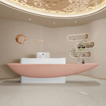 European Church Reception Desks Beauty Closet Information Reception Desks Hospital Escrivaninha Para Quarto Replica Furniture