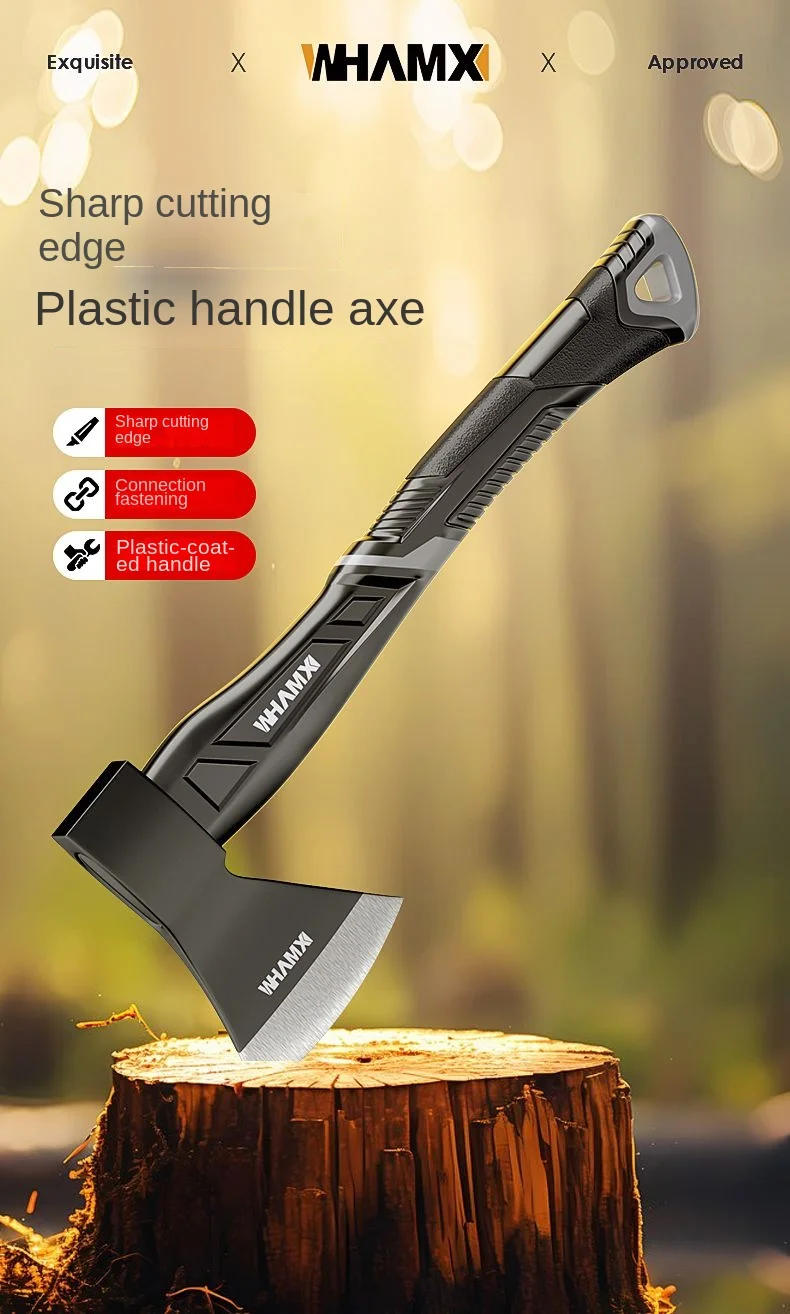 Description Picture 2 of itemFirewood chopping artifact outdoor tree chopping bone chopping knife woodworking tools axe small mountain hand axe