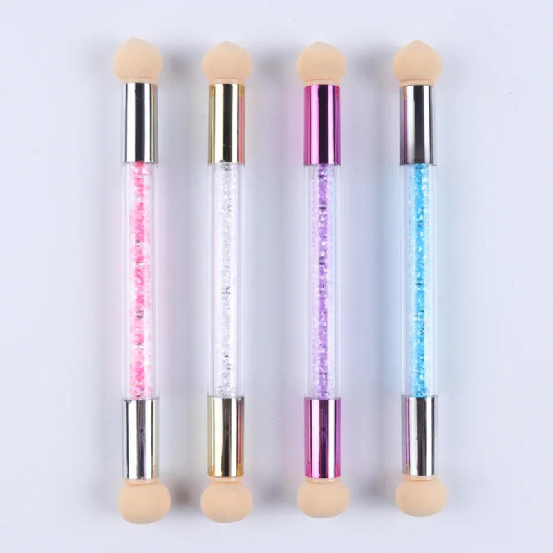 Description Picture 6 of itemNail Brushes Sponges Ombre Gradient Nail Art Brush Painting Drawing Dotting UV Gel Polish Double Headed Pen Manicure Tools