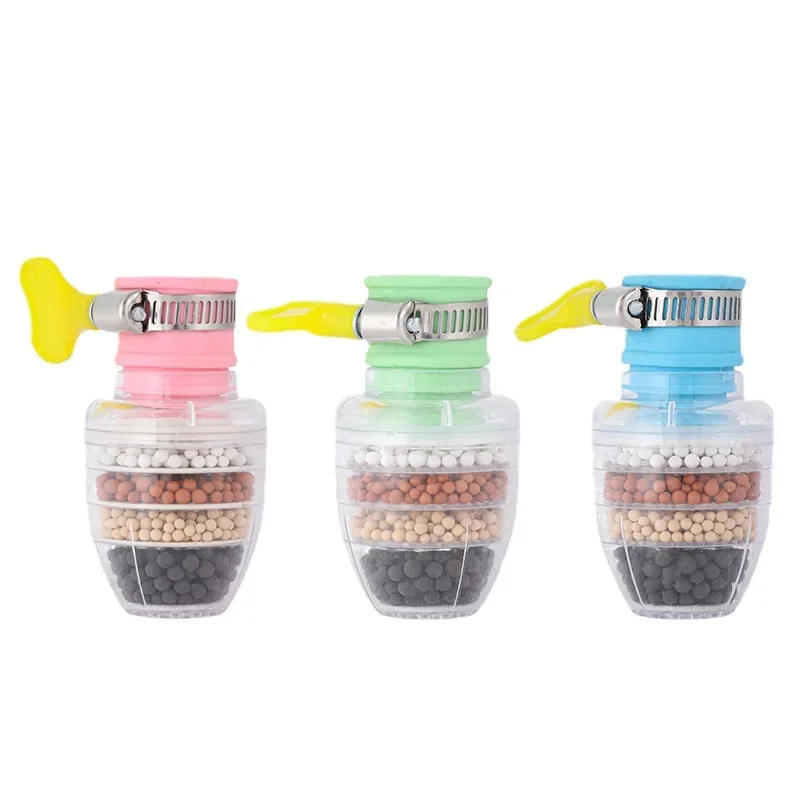 Description Picture 6 of item6 Layers Water Filter Tap Purifier Medical Stone Coconut Charcoal Nozzle For Faucet Kitchen Accessories Household Water Filter