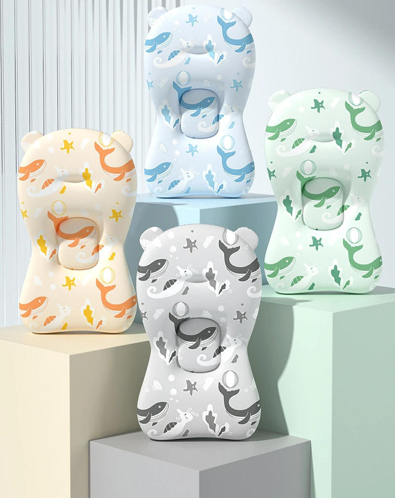 Description Picture 4 of itemBaby Bath Seat Support Mat Infant Anti-Slip Soft Comfort Body Cushion Foldable Baby Bath Tub Pad Chair Newborn Bathtub Pillow