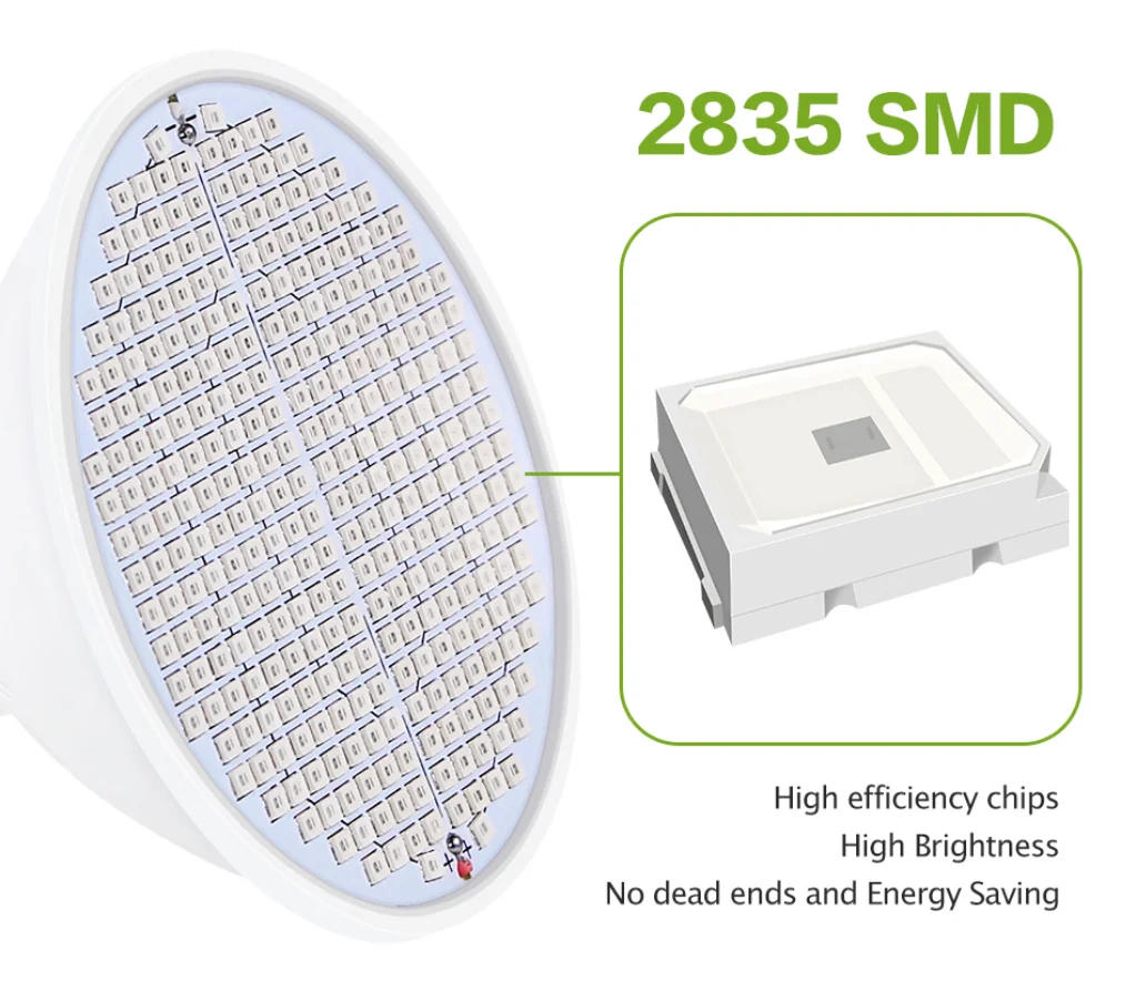 Description Picture 4 of itemE27 LED Grow Light 85-265V Full Spectrum Phyto Lamp Led Hydroponics Plant Bulb Growth Light Tent Greenhouse Vegs Cultivo Lamp