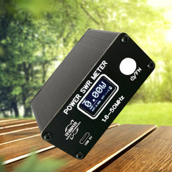 Mini Power SWR Meter HF Digital Display Short Wave Standing Wave Meter 0.5W-150W High Frequency SWR Meter Electrical Instruments