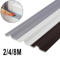 2-8m Window Sealing Strip Acoustic Foam Sliding Door For Windproof Soundproof Cotton Seal Door Gap Sound Home Accessories