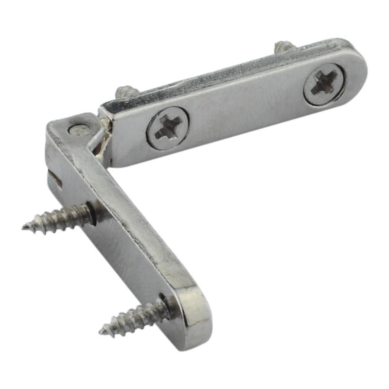 Description Picture 6 of item10 Pcs Small Hinges Jewelry Wooden Box Chest Case Hinges 90 Degree Folding Hinge Wooden Box Accessories Zinc Alloy with Screws