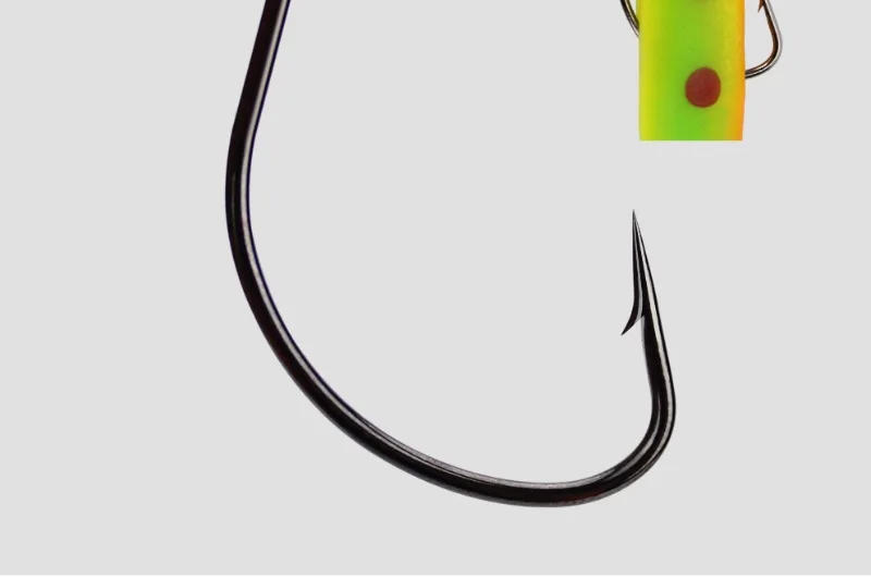 Description Picture 3 of item50pcs Weighted Wide Swimbait Hooks KitWeighted Fishing Hooks with Twist Lock Weighted WormHooks for Soft Worm Bass Fishing Hooks