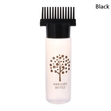 180ML Refillable Bottle For Hair Dye Shampoo Plastic Applicator Comb Dispensing Salon Oil Hair Coloring Hairdresser Styling Tool