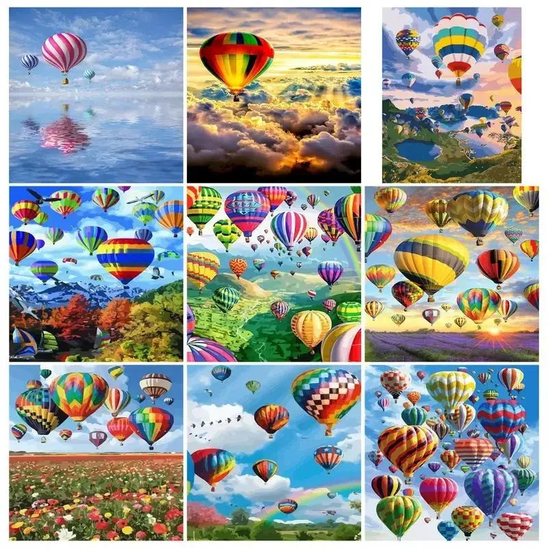 Description Picture 2 of item631458 DIY Painting By Numbers Kit Acrylic Paint By Numbers Wall Art Picture For Home Decoration