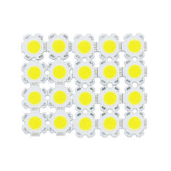 20pcs High Power LED COB Light Bulb 250mA 20MM Ra≥70 3W 5W 7W 10W Warm LED Source Chip Light Lamp SpotLight Downlight Lamps DIY