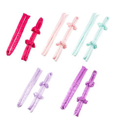 Women Heatless Hair ers Headband with 2 Scrunchie Long Medium Hair DIY