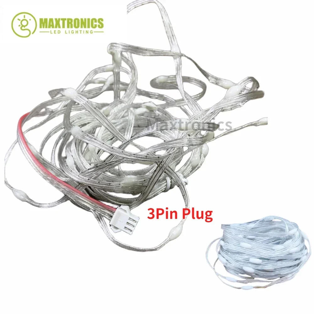 Description Picture 5 of item5M DC5V WS2812B RGBIC Color LED String Lights /Bluetooth Music Controller USB Plug SP620E for Room Decor Christmas Fairy Lamp