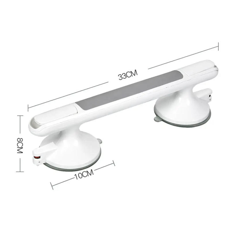 Description Picture 2 of itemShower Handle Grab with Strong Suction Cup for Bathtubs and Showers Safety Hand Rail No Drill Balance Bar for Elderly Handicap