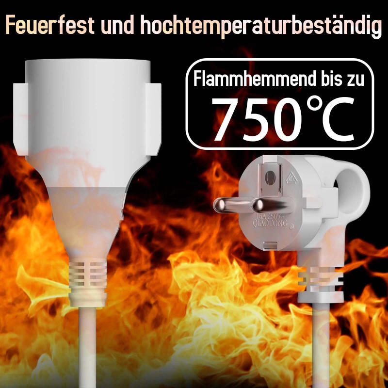 Description Picture 6 of itemPower Strip Extension Cord 3M 250V 16A EU Plug Outlets 3680W Electric Extension Cable Wire Indoor Outdoor Schuko Sockets IP44